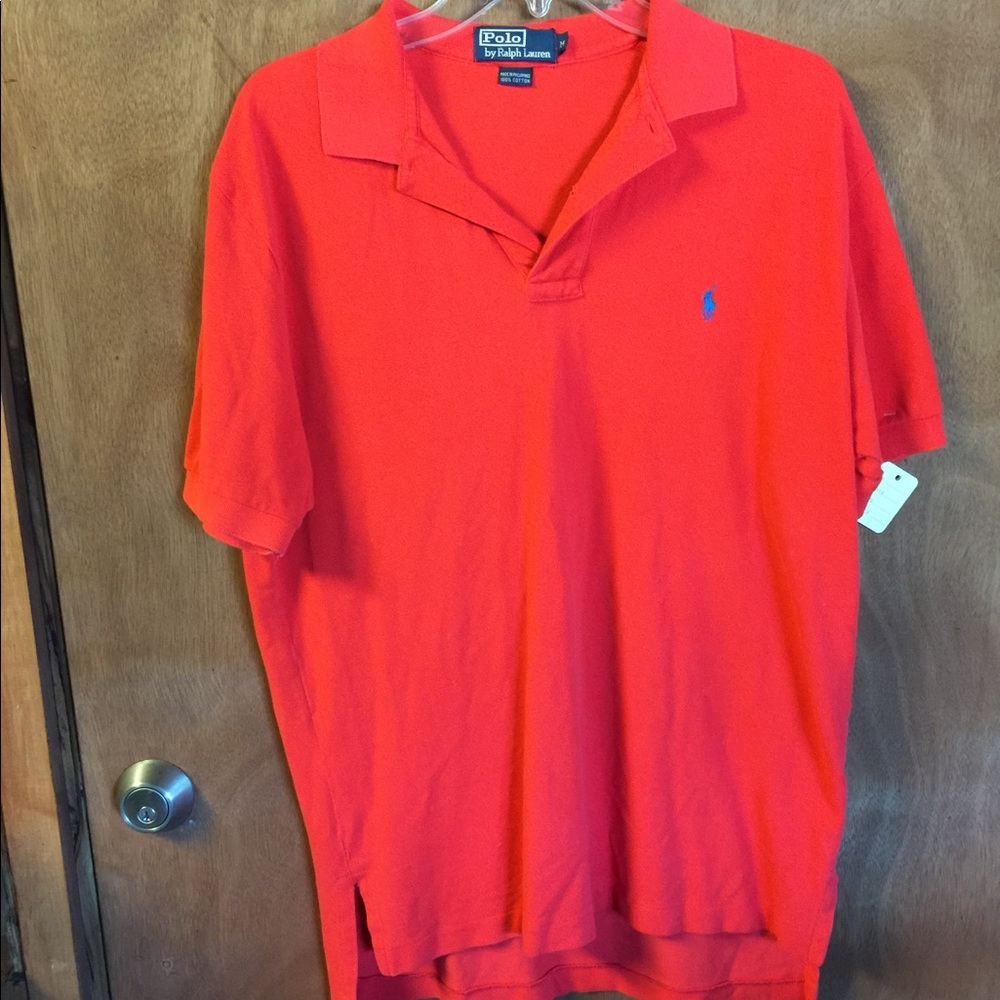 Polo By Ralph Lauren Mens Red Short Sleeve Shirt M